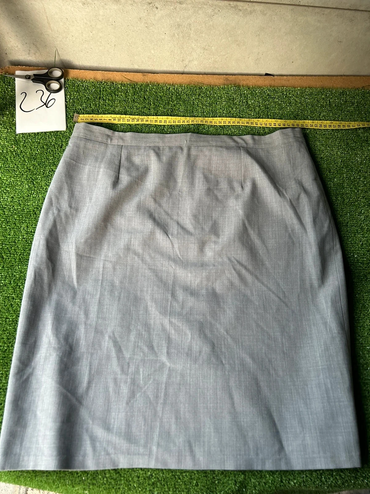 Vintage beige grijze rok BEST de la redoute – photo 2